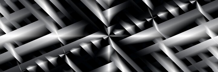 Aufkleber - Digital art, high resolution panoramic abstract 3D objects, Germany