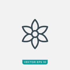 Wall Mural - Flower Icon Design, Vector EPS10