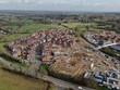 © chris - new housing being built on the edge of the countryside, Wimborne, England, UK