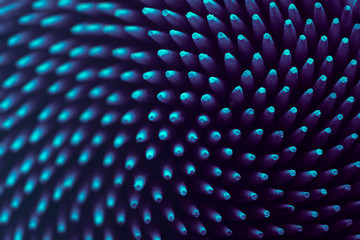 dark blue pattern, abstract psychedelic texture, macro photography