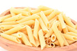 Pasta on a white background.Italian cuisine.