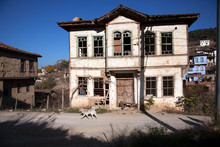 Traditional Ottoman Houses In Iznik,Turkey