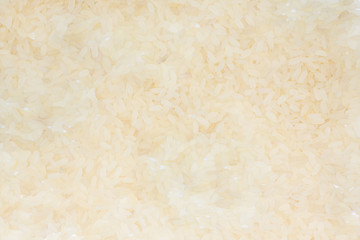 Wall Mural - Rice isolated on white background, top view.