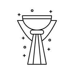 Poster - Award, cup, champion icon. Simple line, outline vector elements of prize icons for ui and ux, website or mobile application