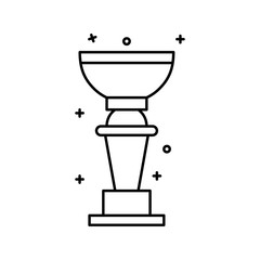 Poster - Award, cup, champion icon. Simple line, outline vector elements of prize icons for ui and ux, website or mobile application