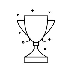 Poster - Award, cup, champion icon. Simple line, outline vector elements of prize icons for ui and ux, website or mobile application