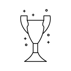 Poster - Award, winner, cup icon. Simple line, outline vector elements of prize icons for ui and ux, website or mobile application