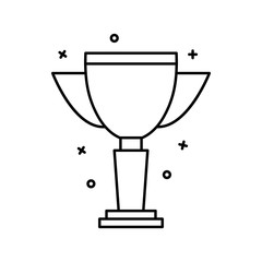 Aufkleber - Award, cup, winner icon. Simple line, outline vector elements of prize icons for ui and ux, website or mobile application
