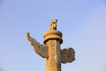 Wall Mural - Ornamental column in Tiananmen Square, Beijing, China