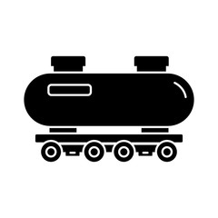Poster - Freight wagon, tank icon. Simple vector of train transport icons for ui and ux, website or mobile application