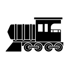 Poster - Steam locomotive icon. Simple vector of train transport icons for ui and ux, website or mobile application