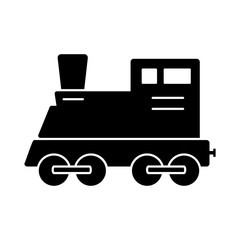 Poster - Steam locomotive icon. Simple vector of train transport icons for ui and ux, website or mobile application