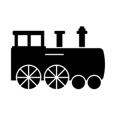 Poster - Steam locomotive icon. Simple vector of train transport icons for ui and ux, website or mobile application