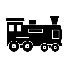 Poster - Steam locomotive icon. Simple vector of train transport icons for ui and ux, website or mobile application