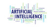 © JJAVA - Artifical Intelligence Word Cloud on a White Background