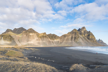 Wall Mural - Vestrahorn mountain in southeast Iceland