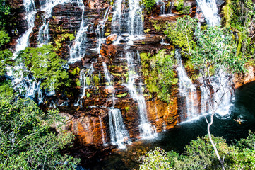 Brazilian Cerrado Waterfall