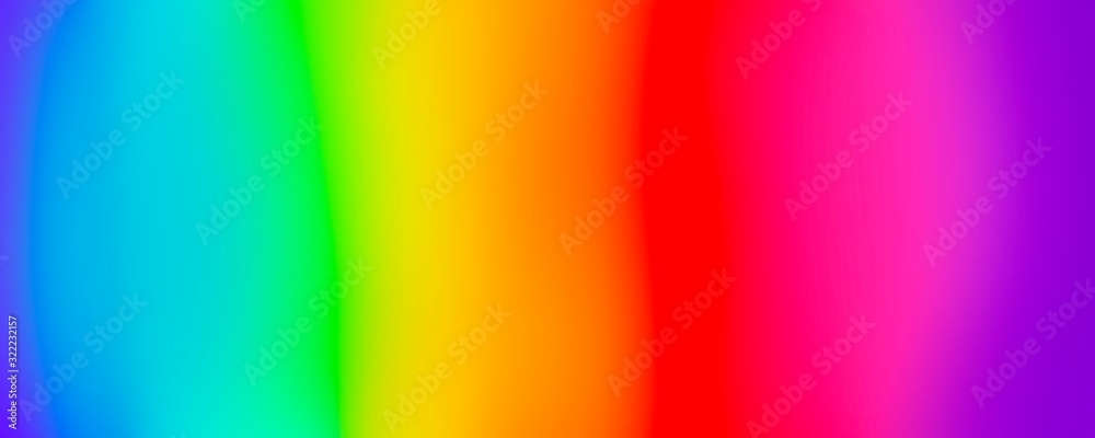 Rainbow abstract background. Paint   for holiday party, ribbon, ombre style. Unicorn inspiration. Seamless pattern - obrazy, fototapety, plakaty 