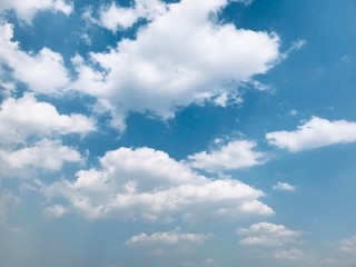 blue sky with clouds