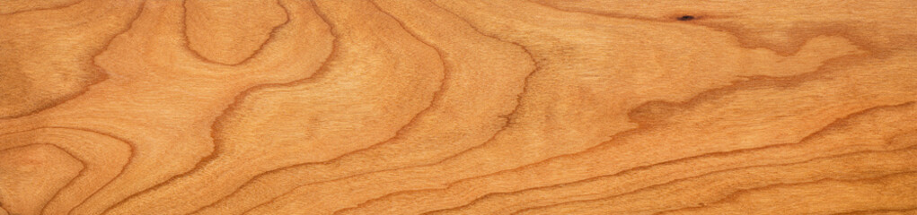 Wall Mural - Cherry wood natural texture. Extra long cherry wood texture background. Texture element. Background element.