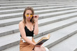 © zhagunov_a - young emotional girl with a book