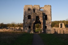 The Inner Gatehouse Of Baconsthorpe Castle, In Norfolk, England, UK.