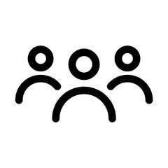 Aufkleber - multi user modern style vector icon for ux ui design