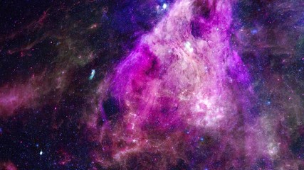 Wall Mural - Animation view to travelling across the universe in moving