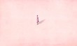 © Jorm Sangsorn - Woman alone in pink surreal painting