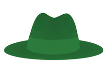 Green Hat Band. Vector Illustration