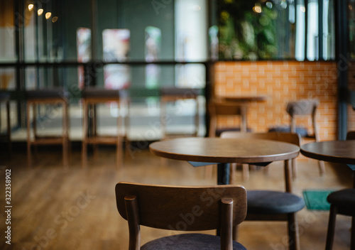 Fotografía Chair Interior of a modern restaurant or bar