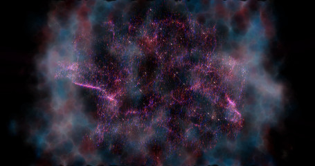 Wall Mural - Cyberspace global data design wallpaper