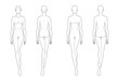 © Vectoressa - Fashion template of walking women.