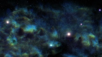 Wall Mural - loopable space background