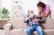 © Elnur - Young student and his old grandpa at home