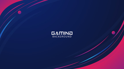 Poster - Futuristic Abstract Gaming Wallpaper Background Vector