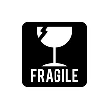 Fragile Signage Icon