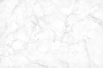 Wall Mural - white gray marble texture background with high resolution, counter top view of natural tiles stone i