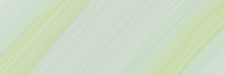 Poster - dynamic designed horizontal banner with pastel gray, light gray and tan colors. dynamic curved lines with fluid flowing waves and curves