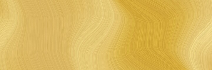 Poster - moving banner design with sandy brown, burly wood and golden rod colors. dynamic curved lines with fluid flowing waves and curves