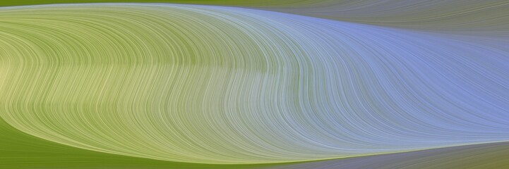 Poster - flowing designed horizontal header with gray gray, light pastel purple and olive drab colors. dynamic curved lines with fluid flowing waves and curves