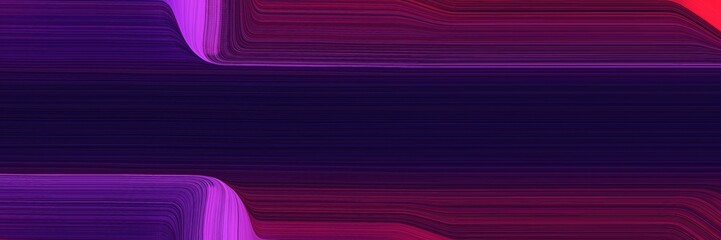 Aufkleber - decorative header design with very dark blue, medium violet red and dark pink colors. dynamic curved lines with fluid flowing waves and curves