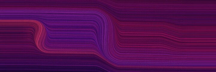 Aufkleber - dynamic designed horizontal header with very dark magenta, dark moderate pink and medium violet red colors. dynamic curved lines with fluid flowing waves and curves