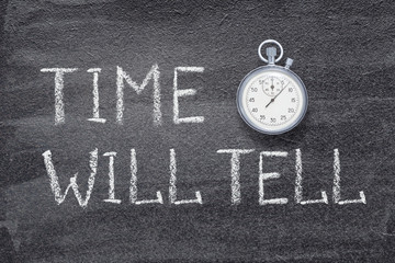 Wall Mural - time will tell watch