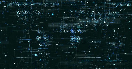 Wall Mural - Abstract digital network data background, 3D rendering