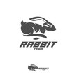 Rabbit logo template Vector. Modern Head Rabbit Logo Vector