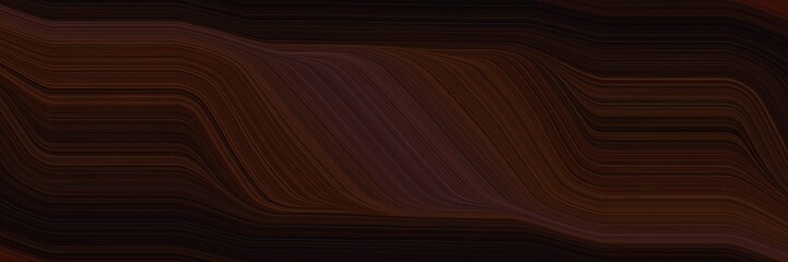 Poster - surreal banner with very dark red, black and very dark pink colors. dynamic curved lines with fluid flowing waves and curves