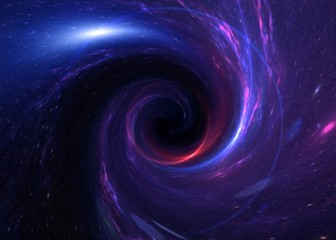 Wall Mural - black hole, science fiction wallpaper. beauty of deep space. colorful graphics for background, like 