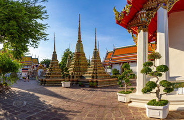 temple in bangkok wat pho, thailand.