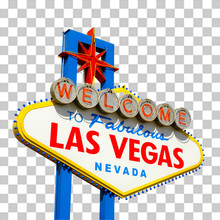 Las Vegas, Nevada / USA - March 10 2019: Welcome To Fabulous Las Vegas Sign Designed By Betty Willis In 1959.